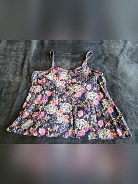 Torrid Button-Up Floral Camisole